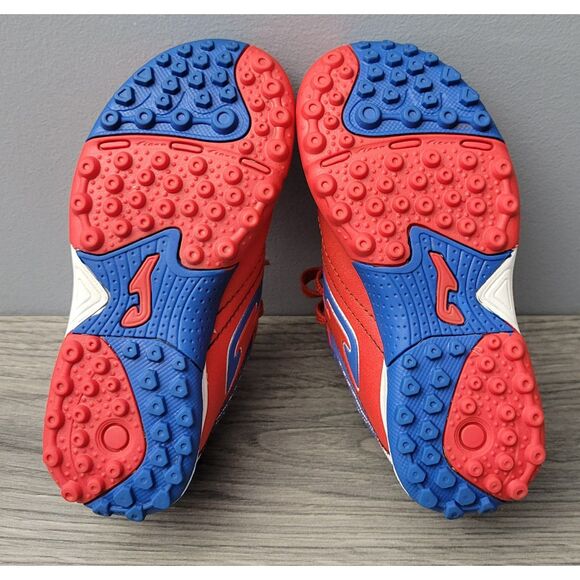 Joma Toledo Jr Kids‎ Turf Red Blue Soccer Shoes Youth 8C - Picture 3 of 8